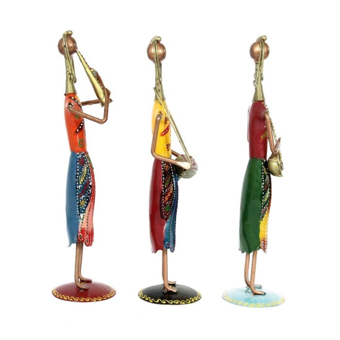 Handicrafts Paradise Musical Lady Dolls Set Handmade Decorative Gift - Image 3