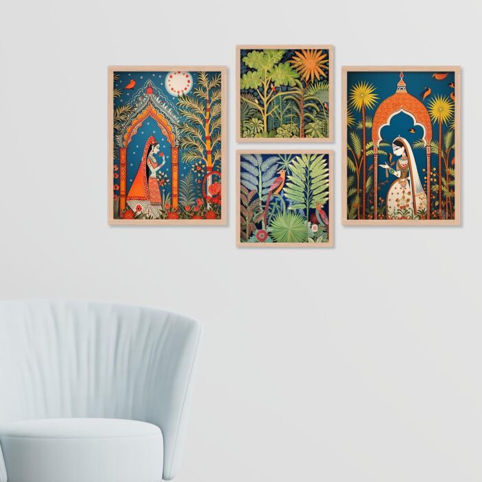 Kingdom Queen Wall Paintings For Living Room With Frame - Image 3