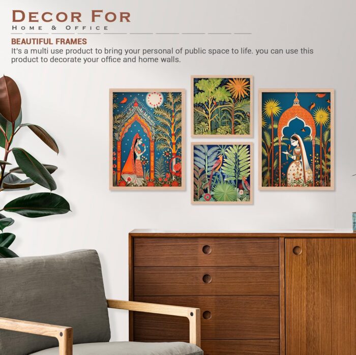 Kingdom Queen Wall Paintings For Living Room With Frame - Image 4