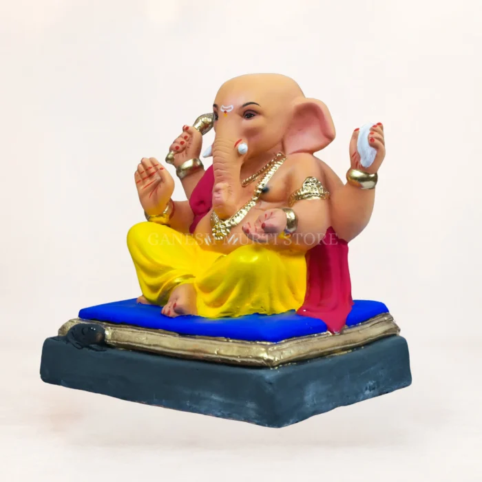 AMBUJA-LIGHT-YELLOW-KP-12-INCH-ECO-FRIENDLY-GANESH-IDOL3