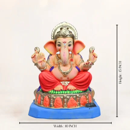 ashtavinayak-red-dhoti-15-inch-ganesh-murti-shadhu-mati.webp