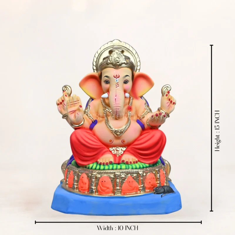 ashtavinayak-red-dhoti-15-inch-ganesh-murti-shadhu-mati.webp