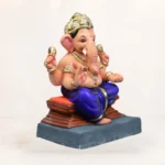 Chaurang Blue Kp 12 Inch Eco Friendly Ganesh Idol For Home Visarjan