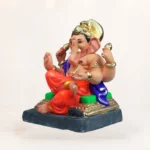 Coach-N KP Orange Dhoti 12 Inch Eco Friendly Ganesh Idol - Image 3