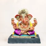 Eco-Friendly Shadu Mati Ganesh Idol Inspired by Lal Bagh Raja.