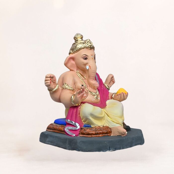 Multicolor Eco Friendly Ganesh Idol in Delhi made from natural Shadhu Mati for Ganesh Chaturthi celebrations