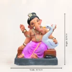 Hans Baal Pink 12-Inch Eco Friendly Ganesh Idol