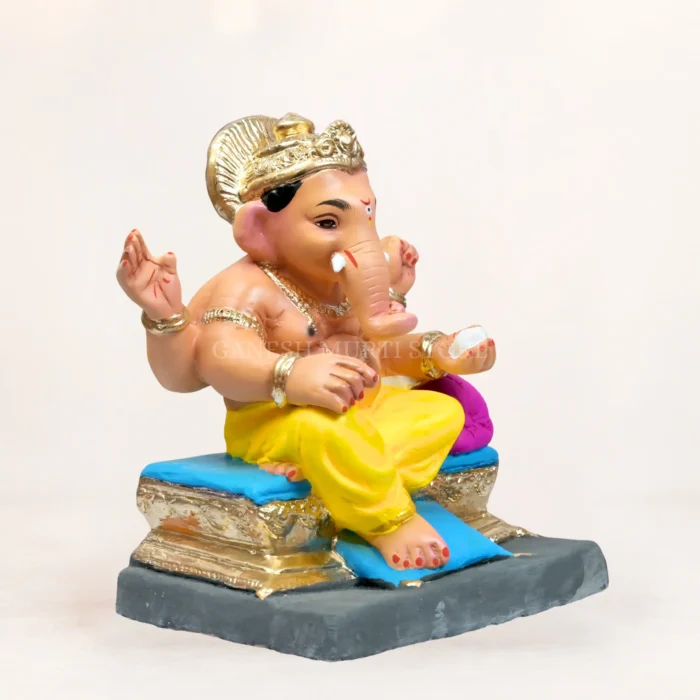 Premium Handmade Natural Clay Ganesha Murti | Eco-Friendly Ganesh Idol Online