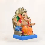 100% Eco Friendly Ganpati Idols made from Shadu Mitti, 15-inch handcrafted idol with non-toxic colors in New Delhi.