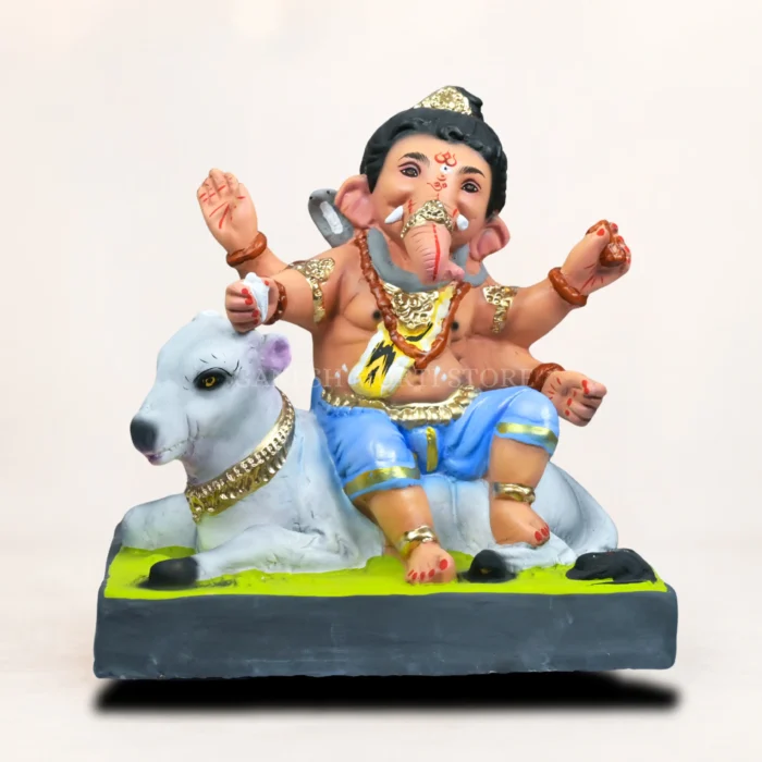 Plantable Ganesha idol from Ganesh Murti Store for eco friendly home visarjan.