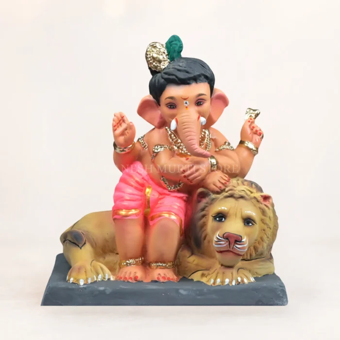Buy sacred Mitti Ke Ganesh Ji and cow dung idols online. Fully biodegradable eco friendly Ganesha idol