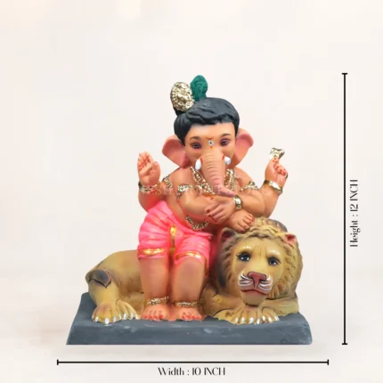 Plantable Ganesha Idol from Ganesh Murti Store for eco friendly home visarjan.